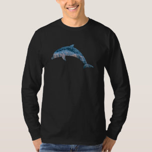T-shirt Plage Dolphin Sea Shadow Animaux marins d'été