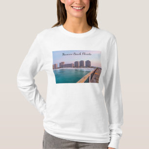 T-shirt Plage du début de la Navarre Floride Pêche long ma