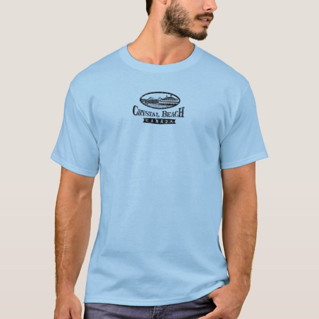 T-shirt Plage en cristal classique (Devant)
