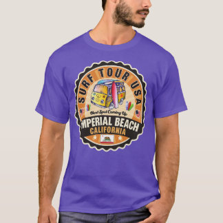 T-shirt Plage impériale Californie 2