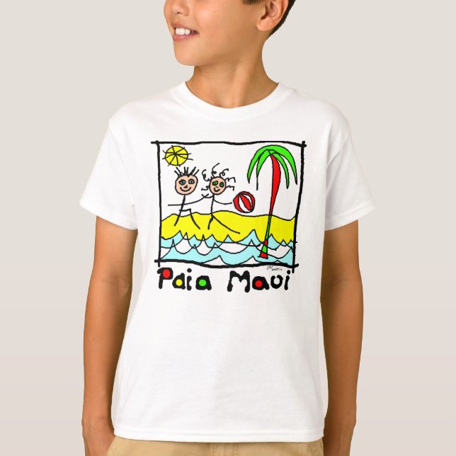T-shirt Plage Maui de Paia (Devant)