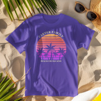 Plage mignonne Voyage Tropical Palm Tree Custom Pu