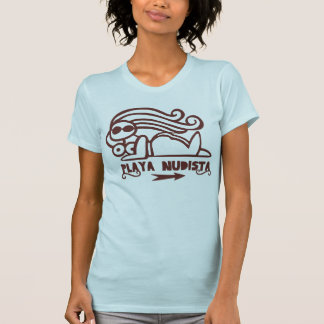 T-shirt Plage Nudiste