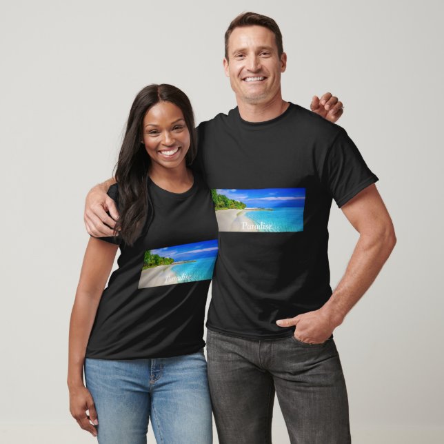 T-shirt Plage Paradise (Unisexe)