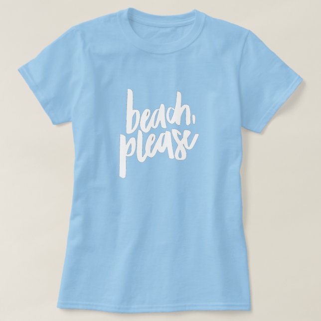 T-shirt Plage Please (Design devant)