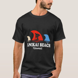 T-shirt Plage rétro de Lanikai à Hawaii pour le surf
