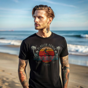 T-shirt Plage Retro Flagler