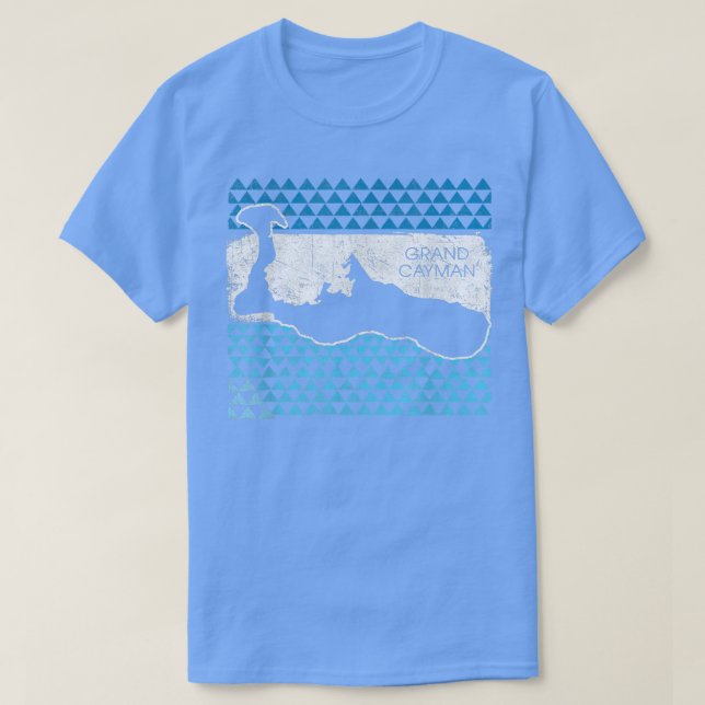 T-shirt Plage Retro Grand Cayman Îles Vacances Vintages (Design devant)