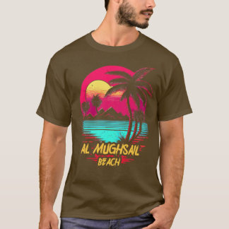 T-shirt Plage Retrowave Beach Al Mughsail
