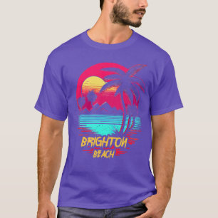 T-shirt Plage Retrowave Brighton Beach