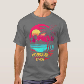 T-shirt Plage Retrowave Hoddevik Beach