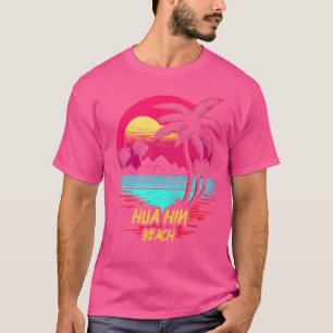 T-shirt Plage Retrowave Hua Hin Beach
