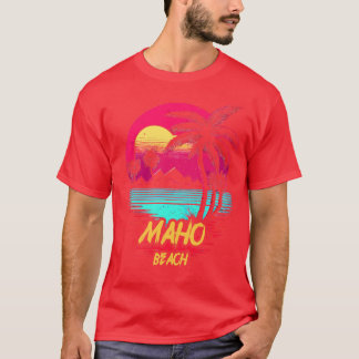 T-shirt Plage Retrowave Maho