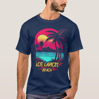 T-shirt Plage Retrowave Plage Los Lances
