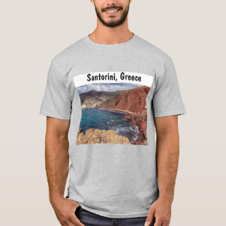 T-shirt Plage Rouge, Santorin, Grèce
