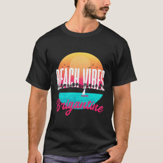 T-shirt Plage S Brigantine Été New Jersey Tropical