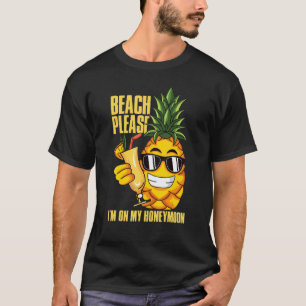 T-shirt Plage S'il vous plaît je suis sur ma lune de miel
