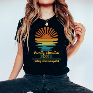T-shirt Plage Vacances Famille Amis Cool personnalisé Couc