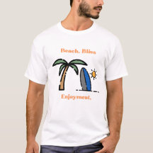Plage Vacances Voyage T Design Chemise