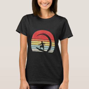 T-shirt Plage vintage Retro Surfer Wave Surf Surf Plage