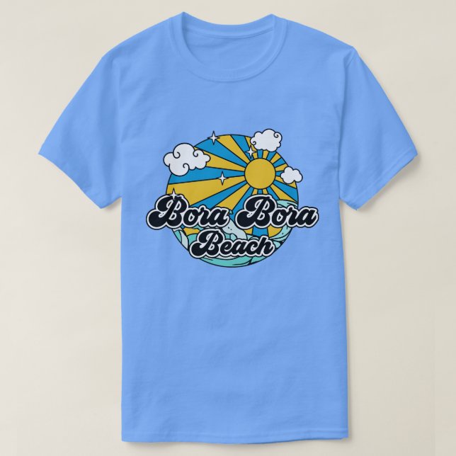 T-shirt Plages Bora Bora Beach (Design devant)