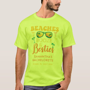 T-shirt Plages de fête de fiançailles Boissons Meilleures