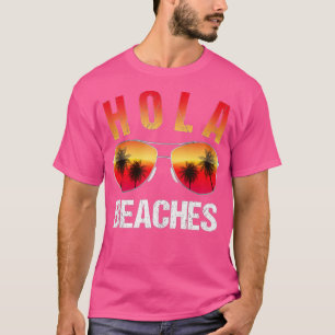 T-shirt Plages de Hola Top Funny Beach Vacances été