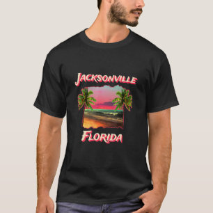 T-shirt Plages De Jacksonville, Floride