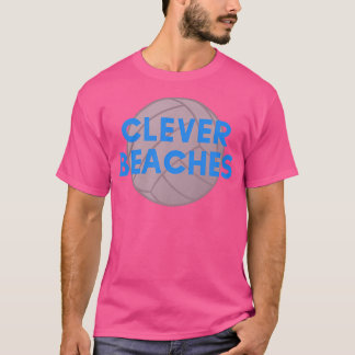 T-shirt Plages Intelligentes Funny Volleyball