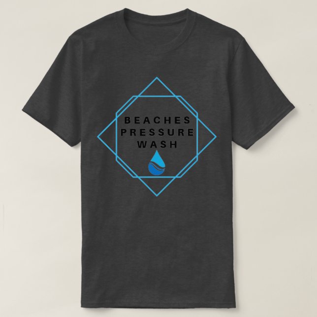 T-shirt Plages Laver sous pression 1 (Design devant)