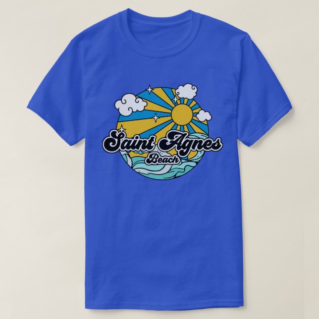 T-shirt Plages Saint Agnes (Design devant)