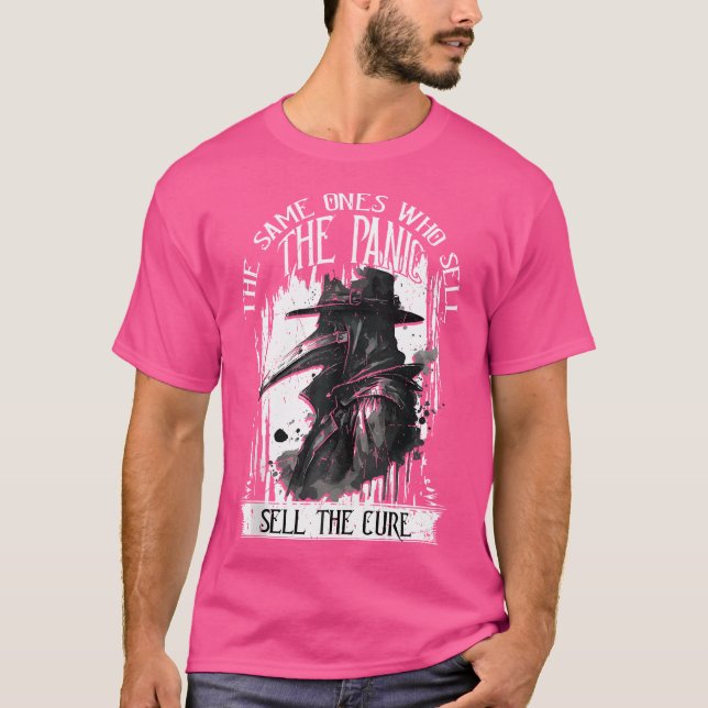 T-shirt Plague Doctor Les Mêmes Qui Vendent La Panique Sel (Devant)