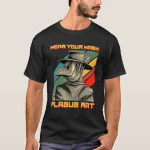 T-shirt Plague Doctor Steampunk Médiéval Portez Votre Masq
