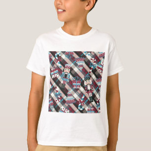 T-shirt Plaid Blue Burgundy