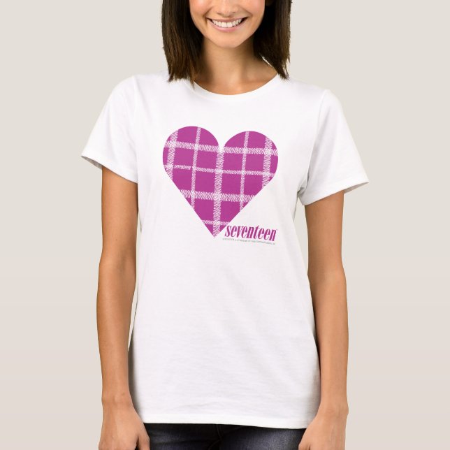 T-shirt Plaid Purple 2 (Devant)