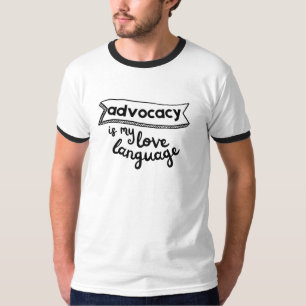 T-shirt Plaidoyer Est Mon Amour Langue Ringer Tee