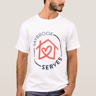 T-shirt Plain Homme avec Saybrook Serves Logo