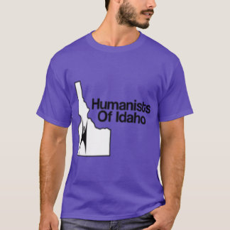 T-shirt Plain Humanist Design for Humanists of Idaho Overs