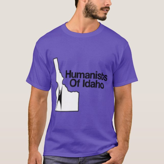 T-shirt Plain Humanist Design for Humanists of Idaho Overs (Devant)