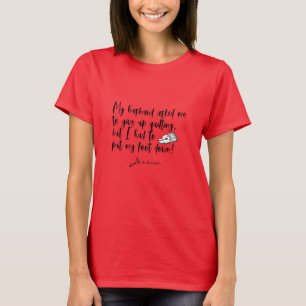 T-shirt Plaisanterie amusante coudre de l'artisanat de mar