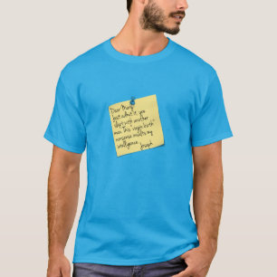 T-shirt Plaisanterie d'Athiest Joseph et de Mary