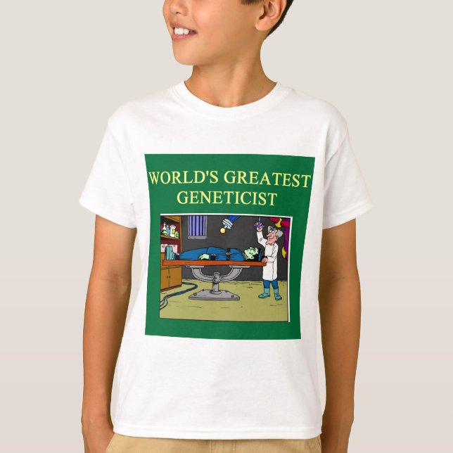 T-shirt plaisanterie de la génétique (Devant)