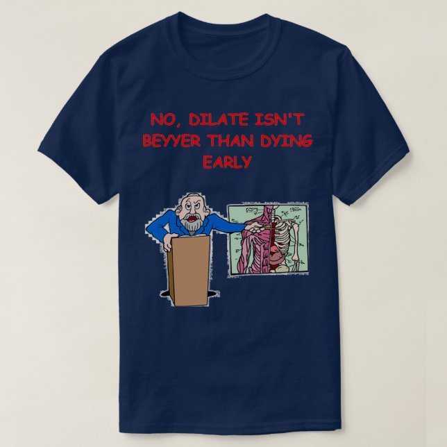 T-shirt Plaisanterie de l'école médicale 18 (Design devant)