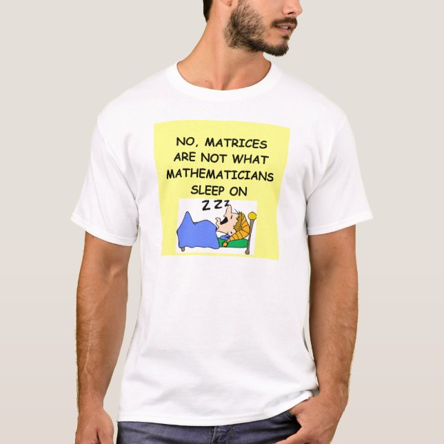 T-shirt plaisanterie de maths (Devant)