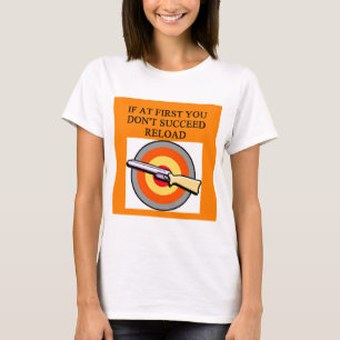 T-shirt plaisanterie de propriétaire d'arme à feu