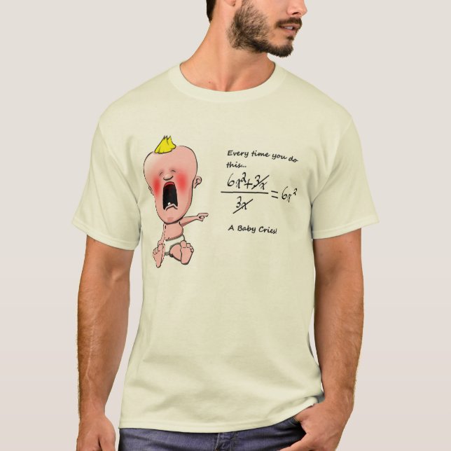 T-shirt Plaisanterie d'erreur de maths (Devant)