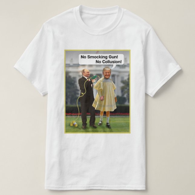 T-shirt Plaisanterie drôle d'arme à feu de smocks de (Design devant)