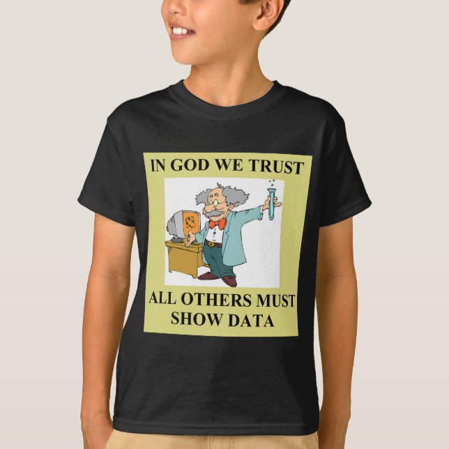 T-shirt plaisanterie drôle de la science (Devant)