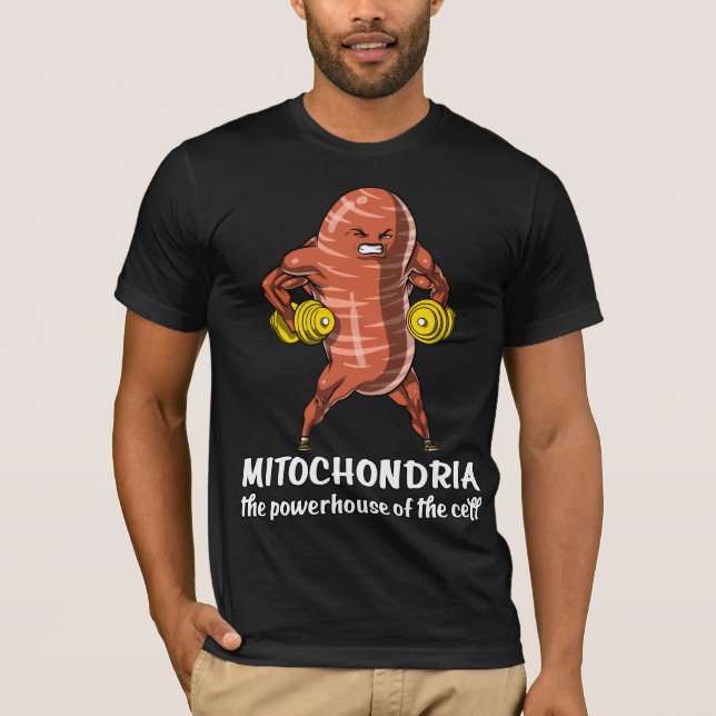 T-shirt Plaisanterie drôle de mitochondries de la Science (Devant)