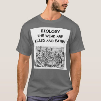 T-shirt Plaisanterie en biologie